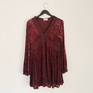 Altar’d State velvet dress